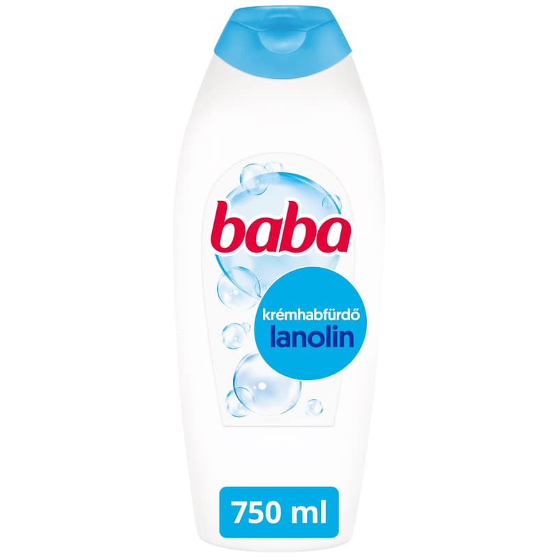 Baby lanolin whipped cream bath