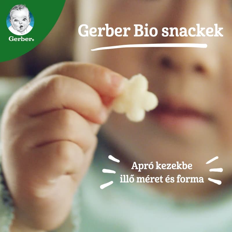 Gerber banános bio gabonasnack
