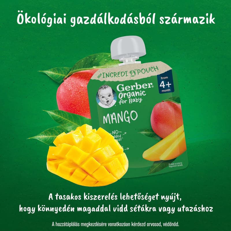 Gerber Bio mangó gyümölcspüré