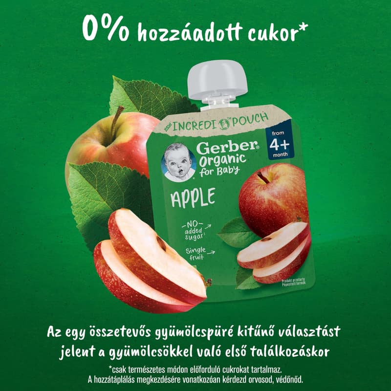 Gerber Bio alma gyümölcspüré