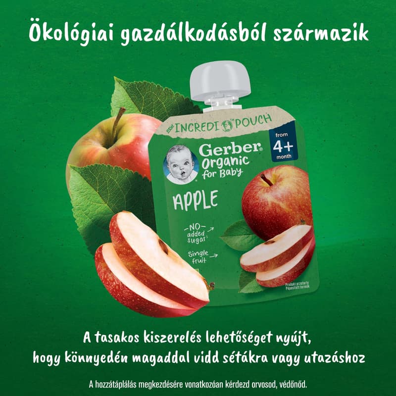 Gerber Bio alma gyümölcspüré