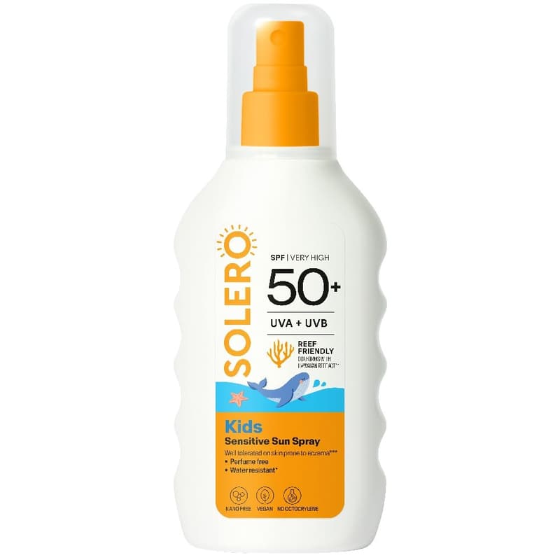 SOLERO Kids Ultra Sensitive napozó spray SPF50+ 200ml