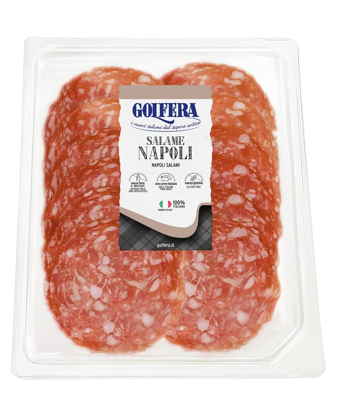 Golfera Salame Napoli sliced