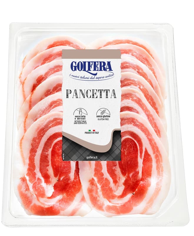 Golfera Rolled pancetta sliced 