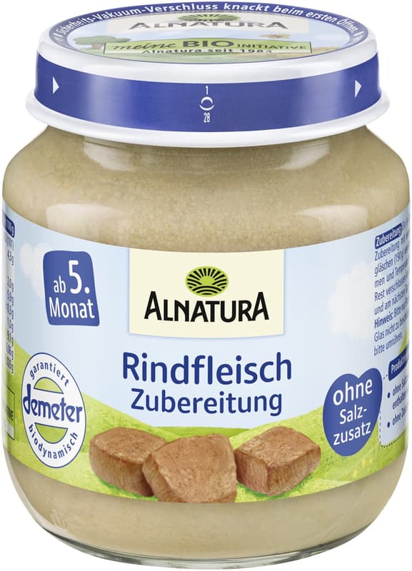 Alnatura BIO marhahús pép 5 hónapos kortól