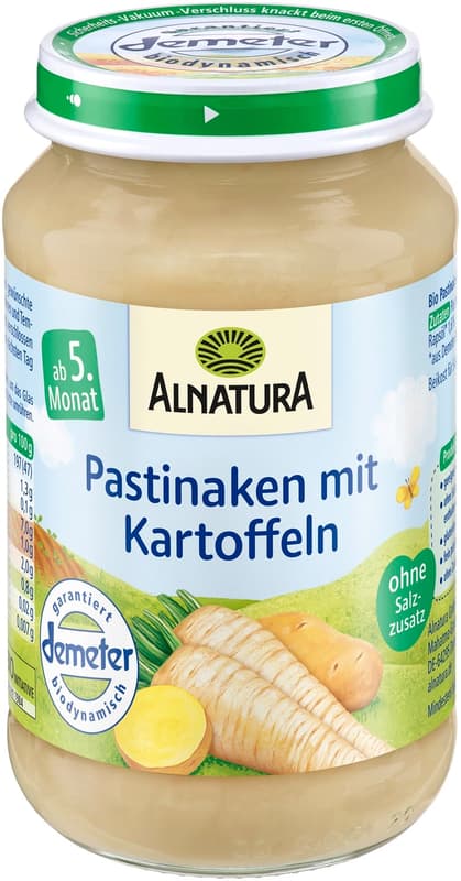 Alnatura BIO paszternák és burgonya 5 hónapos kortól