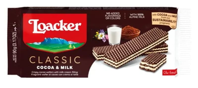 Loacker Classic Cocoa Milk Cream