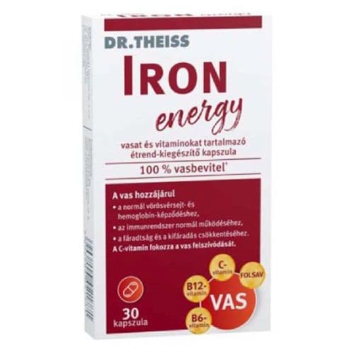 Dr.Theiss Iron Energy Vas vitamin kapszula 30 db