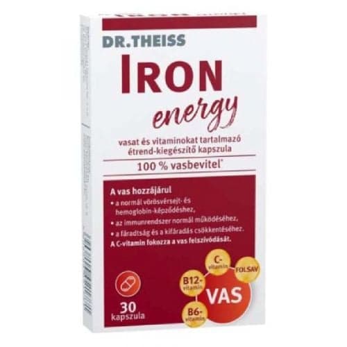 Dr.Theiss Iron Energy Vas vitamin kapszula 30 db