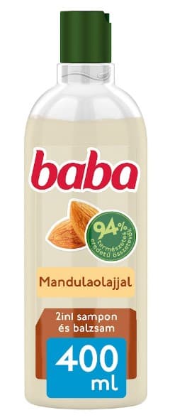 Baby 2in1 shampoo and conditioner for all hair types with almond oil
