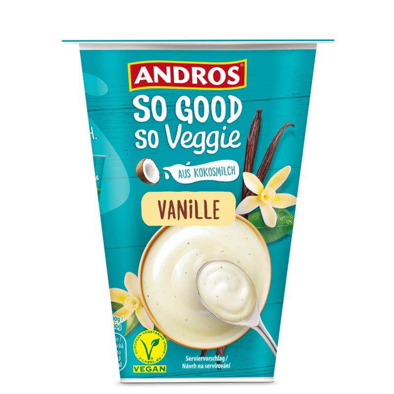 Andros So Good So Veggie Vanília Yogurt