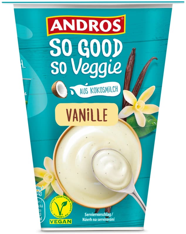 Andros So Good So Veggie Vanília Yogurt