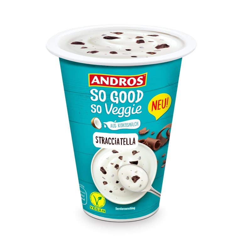 Andros So Good So Veggie Stracciatella Yogurt