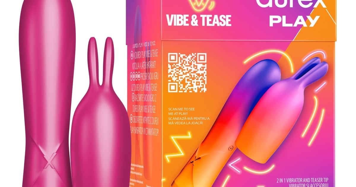 durex play 2 in 1 vibrator DUREX PLAY Soft Dual-Head Vibrator 1 piece - Libido Sex - HEALTH