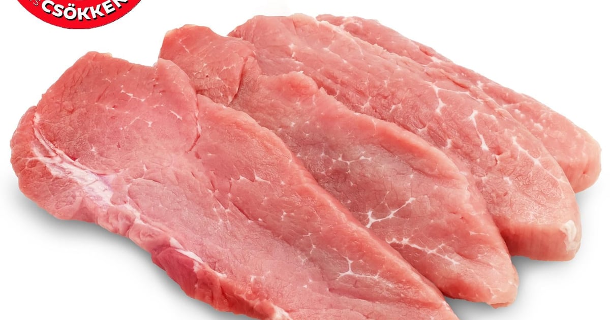 Szeletelt sertéscomb csont nélkül