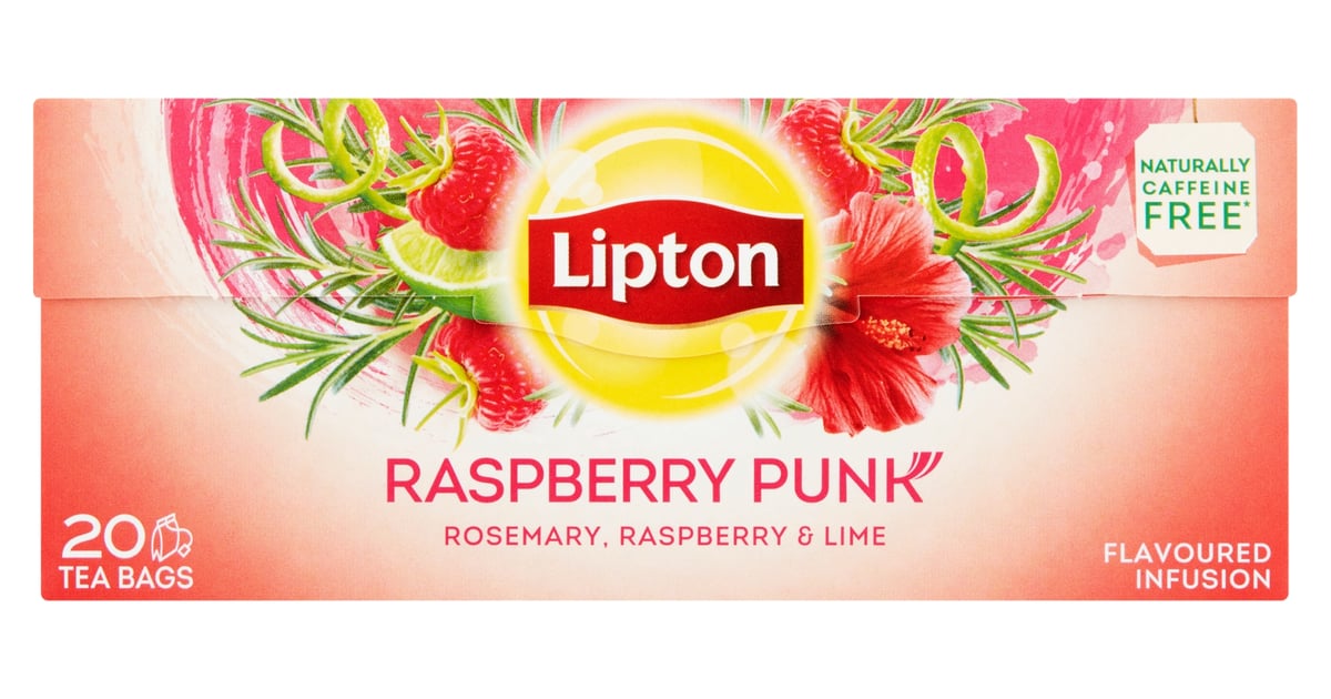 Lipton Raspberry Punk málna ízű gyümölcstea rozmaringgal