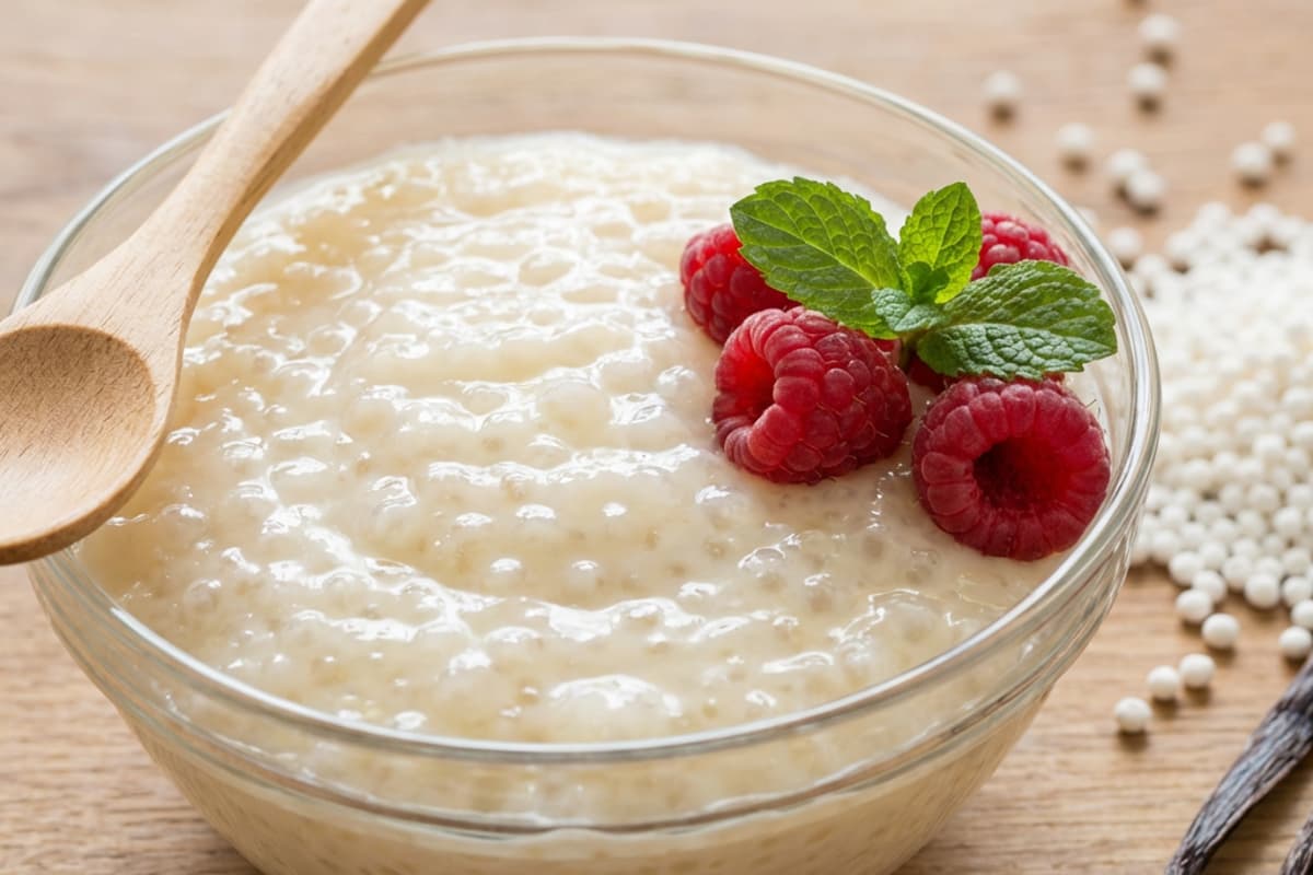 Coconut Milk Tapioca Pudding
