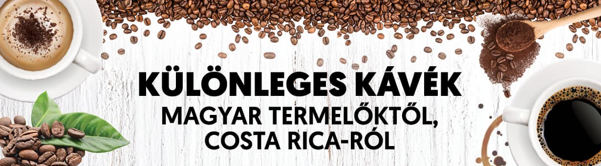 Különleges kávék magyar termelőktől
