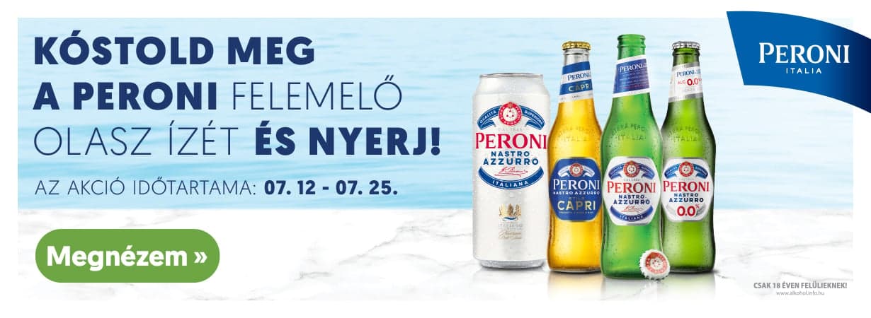 Peroni Nyereményjáték a Kiflivel!