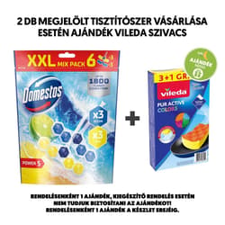 Domestos Power5 Lime / Ocean mix WC illatosító blokk, 6x50 g