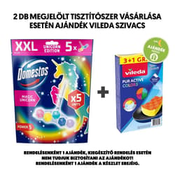 Domestos Power5 Magic Unicorn WC illatosító blokk, 5x50 g