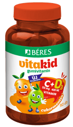 Béres Vitakid C+D3 gummy vitamin gummy tablets 90 pcs