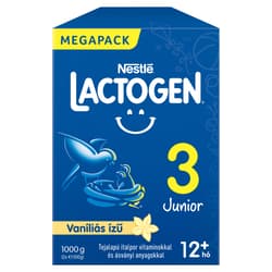 Lactogen 3 Junior Vanilla Flavor Milk-Based Drink Powder with Vitamins and Minerals From 12 Months 1000 g