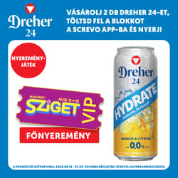 DREHER 24 HYDRATE MANGO-LEMON FLAVORED NON-ALCOHOLIC BEER 0,0% CAN