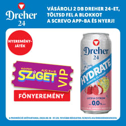 DREHER 24 HYDRATE LYCHEE-LEMON FLAVORED NON-ALCOHOLIC BEER 0,0% CAN