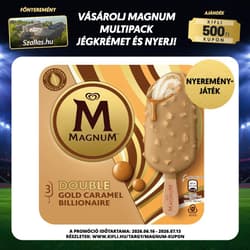 Magnum Multipack Jégkrém Dupla Gold Karamell Billionaire 3x85ml