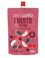 Owolovo Puree Apple & Sour Cherry