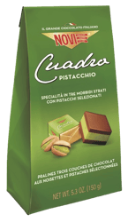 Novi Praliné CUADRO PISTACCHIO pisztácia krémmel