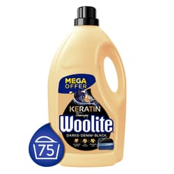 Woolite Keratin Therapy Dark Washing Detergent, 4,5 l (75 washloads)