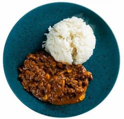Kifli Bisztró Chili con carne rizzsel