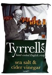 Tyrrells Burgonyachips tengeri sóval és almaecettel