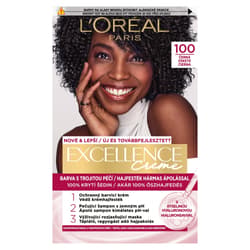 L'ORÉAL PARIS Excellence krémes, tartós hajfesték 100 fekete