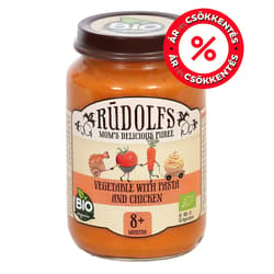 Rudolfs-Bio vegetable puree with pasta and chicken 8 months/190 g