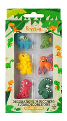 Decora Dinoszaurusz sütemény dekor, 6 darab