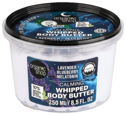 Organic Shop Sleeping Calming Whipped Body Butter For Tender Sleep, 250 ml