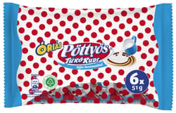 Pöttyös Giant Túró Rudi natural curd dessert with milk coating (6×51G)