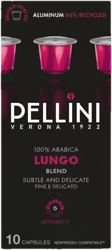 PELLINI Lungo Nespresso compatible aluminum coffee capsule (55 g)