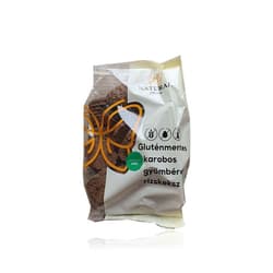 Natural Gluten-Free Carob Ginger Rice Biscuits