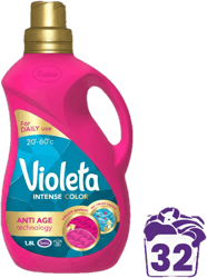 VIOLETA Intense color mosógél színes ruhákhoz, 1,8 L