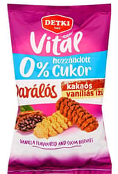 Detki ground vanilla and cocoa crumbly biscuits 180g