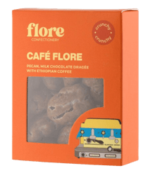 Flore Confectionery Café Flore drazsé: pekándió, kávés tejcsokoládé drazsé