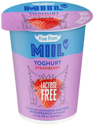 Miil yogurt lactose free strawberry