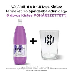 Kinley Purple vegyes gyümölcs ízű szénsavas üdítőital cukorral és édesítőszerekkel