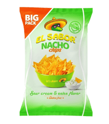 El Sabor Nacho Chips Sour Cream & Onion