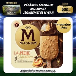 Magnum Multipack Jégkrém La Peche őszibarack ízű
