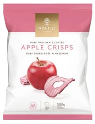Ruby Chocolate coated Apple crisps